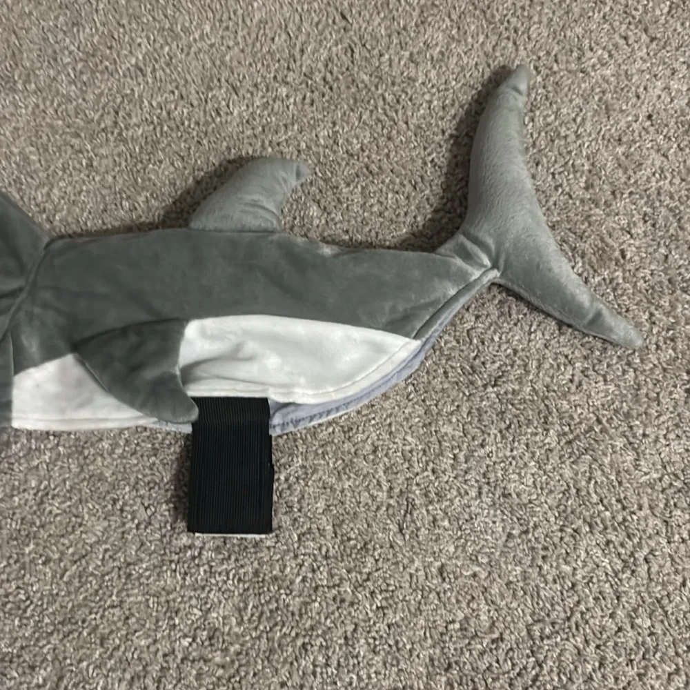 Pet Shark Costume - Size M for cat or small dog